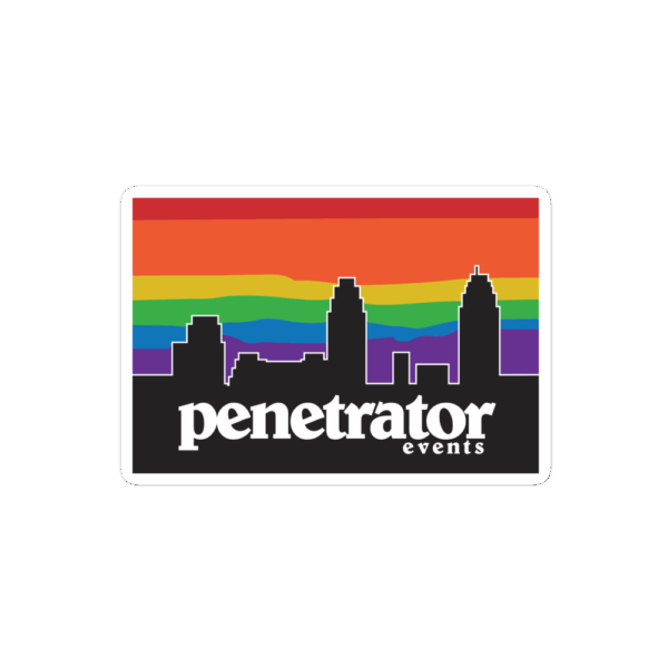 Penetrator Pride Sticker 4 inch Rectangle