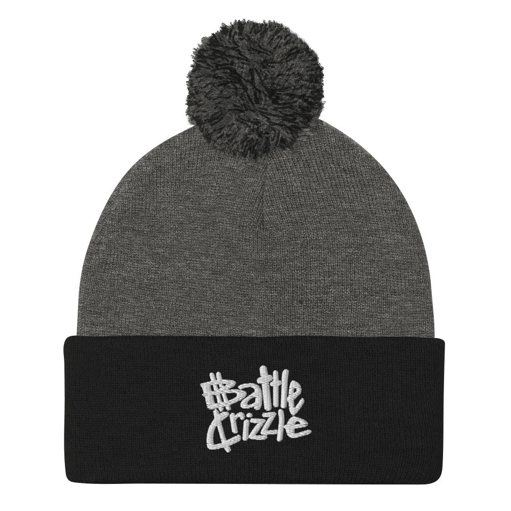 Battle Crizzle Pom-Pom Beanie